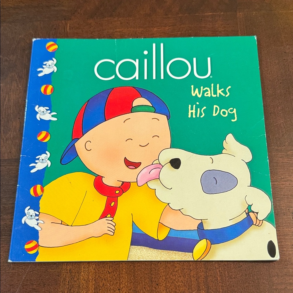 Caillou Walks His Dog  Kids Child Book PBS